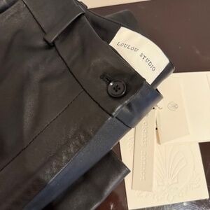 Loulou Studio - Loulou de Saison Cobe Black Leather Pants Size XS NWT